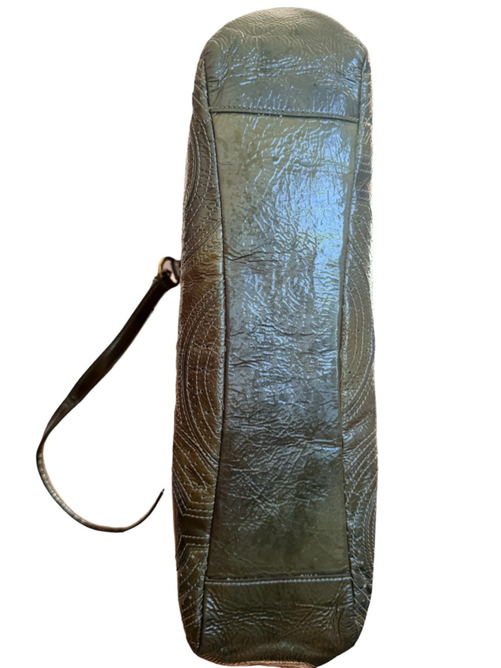 2011 Coach's "Optic Art" era Chelsea Olive Inlaid Signature Bag w/COA - Picture 3 of 9